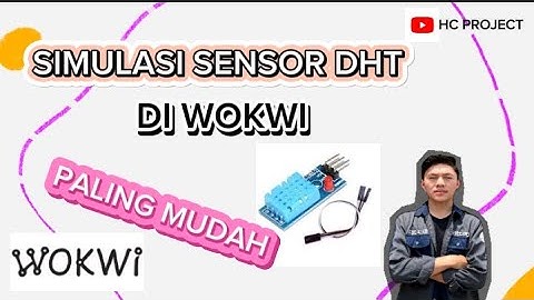 SIMULASI MENGGUNAKAN SENSOR DHT DI WOKWI //TEKNIK BIOMEDIS//INSTITUT TEKNOLOGI SUMATERA