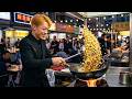 Sizzling Fire Wok! Suit Guy Flips Giant Egg Fried Rice 🤤 #ChineseStreetFood #NightMarket #ASMR