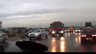 Nehoda křižovatka D11 - Nehvizdy - Jirny 2.11.2016