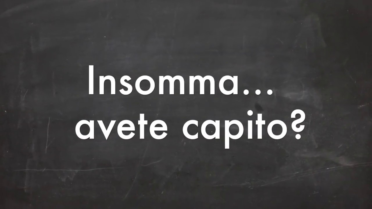 Insomma - Pillole di italiano #4