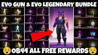 Evo Gun G18 Skin Evo Legendary Bundle Free Fire Ob44 All Rewards Ob44 Emote Evo Bundle Evo Gun ?