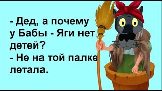 ✔️А вы знаете что первой женщиной летчицей на Руси была Баба Яга  Анекдоты с Волком.#ВГостяхУВолка