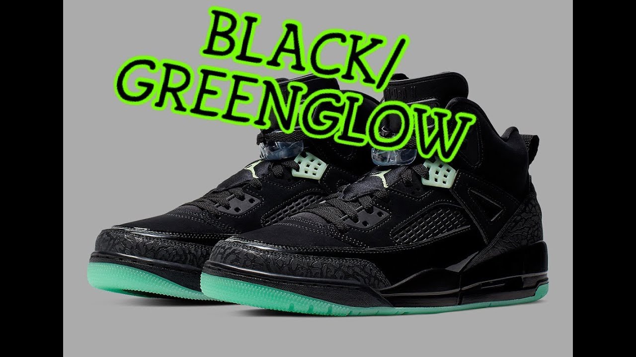 jordan spizike green glow