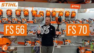 Stihl FS 56 vs FS 70 String Trimmer Comparison