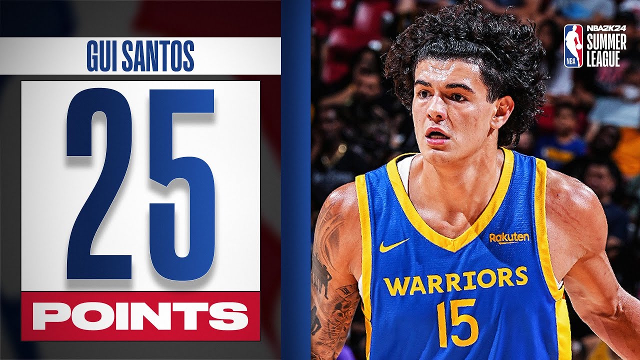 Warriors Gui Santos Drops 25 PTS, 7 REB, 2 STL In Summer League!