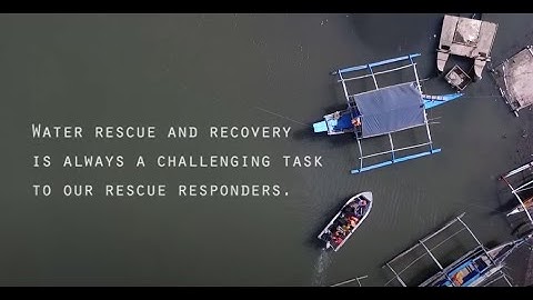 YONE Sonar for water Search and Rescue