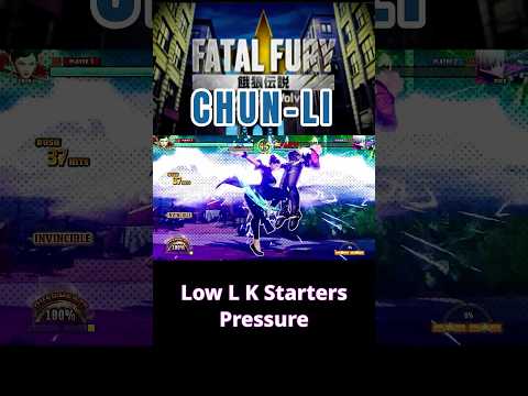 FATAL FURY: CotW ｜  Chun-Li 2LK Mixups & Pressure