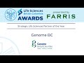 Strategic life sciences partner of the year  genome bc