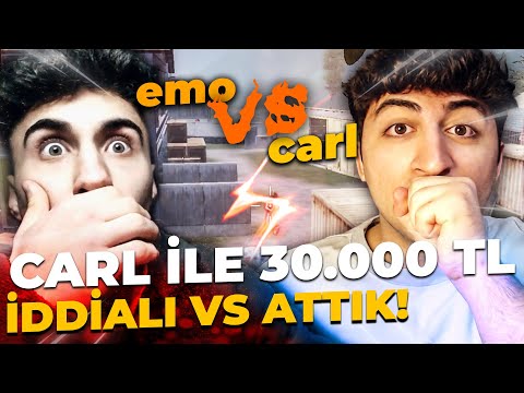 CARL İLE 30.000 TL'SİNE VS ATTIK ! (BU SEFER YENDİM!) - Pubg Mobile @yasincevk