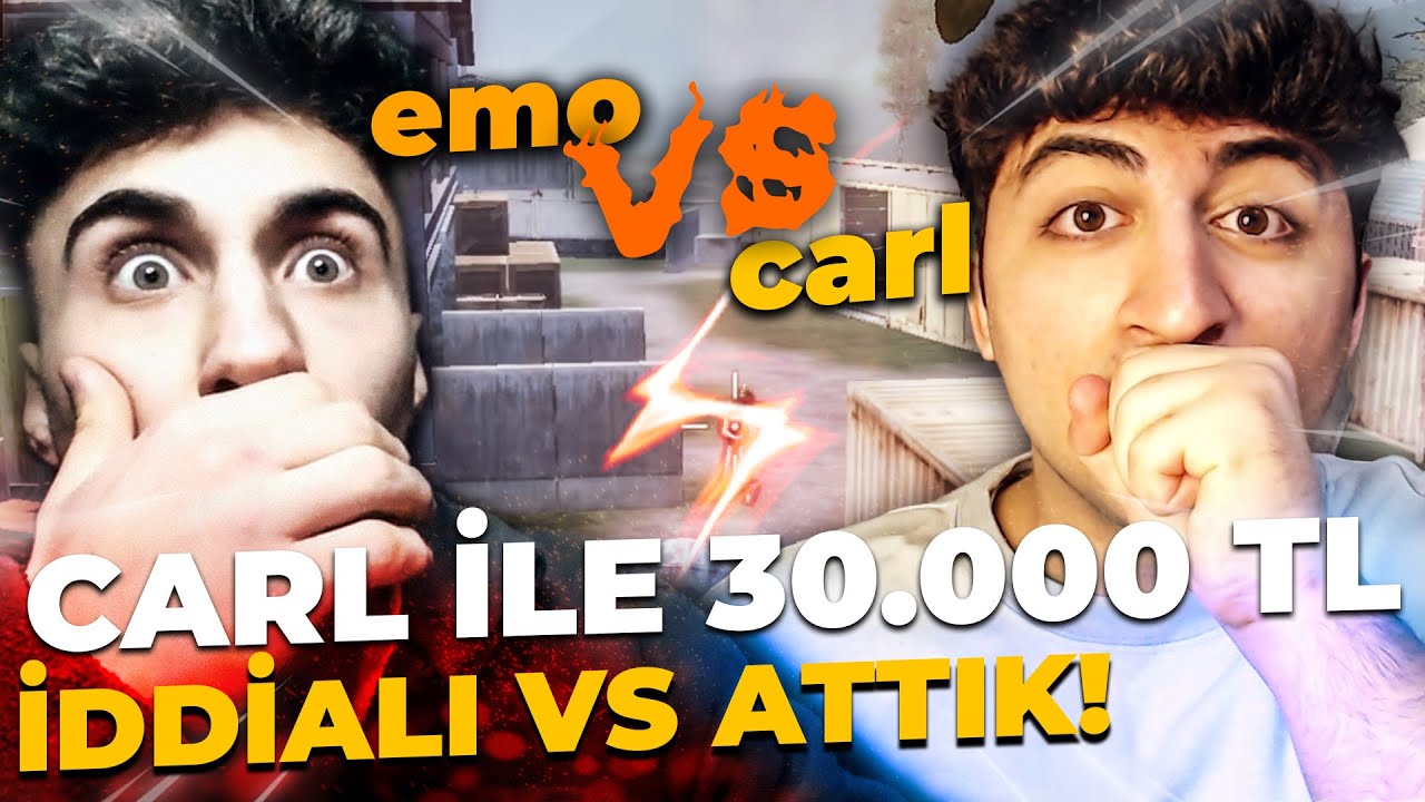 CARL İLE 30.000 TL'SİNE VS ATTIK ! (BU SEFER YENDİM!) - Pubg Mobile 