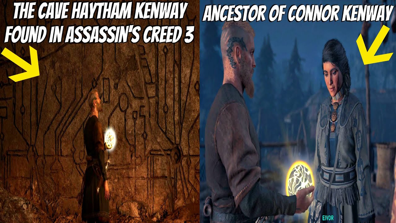 Assassin's Creed Valhalla Eivor Finds Apple of Eden In America & Connor  Kenway Ancestors Scene - YouTube