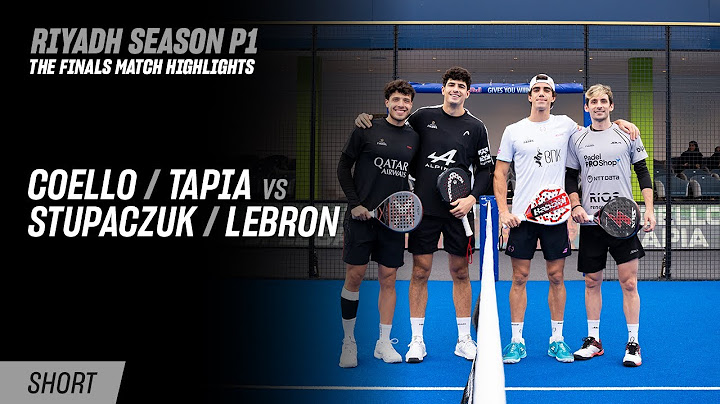 Riyadh Season Premier Padel P1 🇸🇦🎾 Coello / Tapia vs. Stupaczuk / Lebron (Men's Final Highlight)