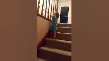 Baby Falls Down Stairs 