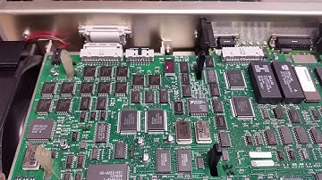 TEK TDS 744A No Display Repair Part 1 Turn ON