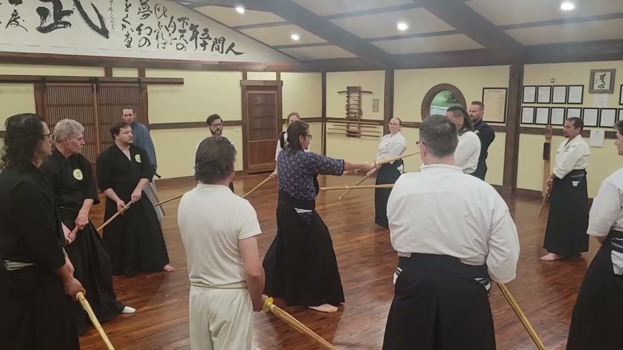 Iaido gekken practice. 