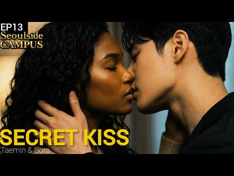 Korean Billionaire & College Student SECRET KISS EP13 ❤️ AI Film | Taemin & Sora - Seoulside Campus