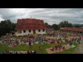 The end of buddhist lent timelapse in laos 2016