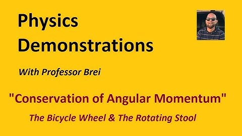 Conservation of Angular Momentum (Rotating Stool & Bicycle Wheel)