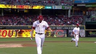 NYY@CIN: Davis K's Gardner to strike out the side
