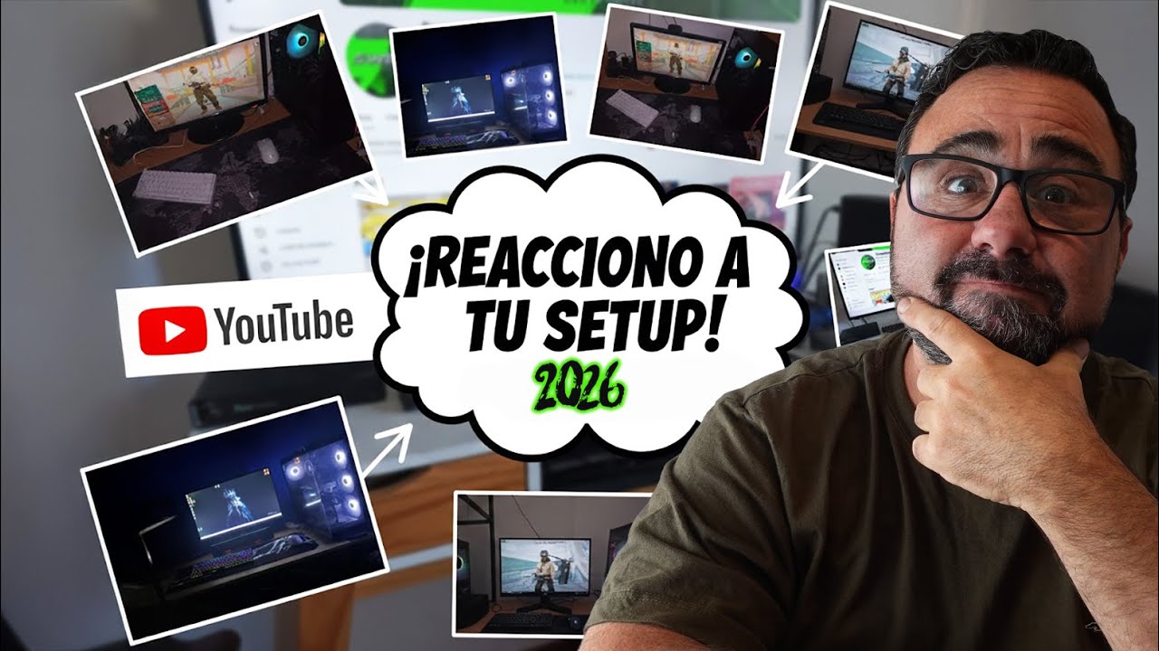 Reaccionando a Setups de Suscriptores (primero del año) - YouTube
