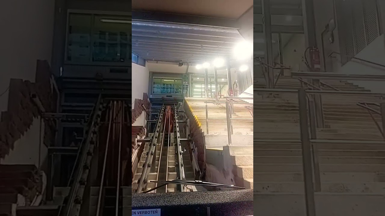 Die Sommerbergbahn in Bad Wildbad, im Schwarzwald.