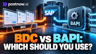 BDC vs BAPI in SAP: Which Should You Use | PostNow.ai
