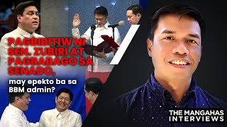 Pagbibitiw ni Sen. Zubiri at pagbabago sa Senado, may epekto ba sa BBM... | The Mangahas Interviews