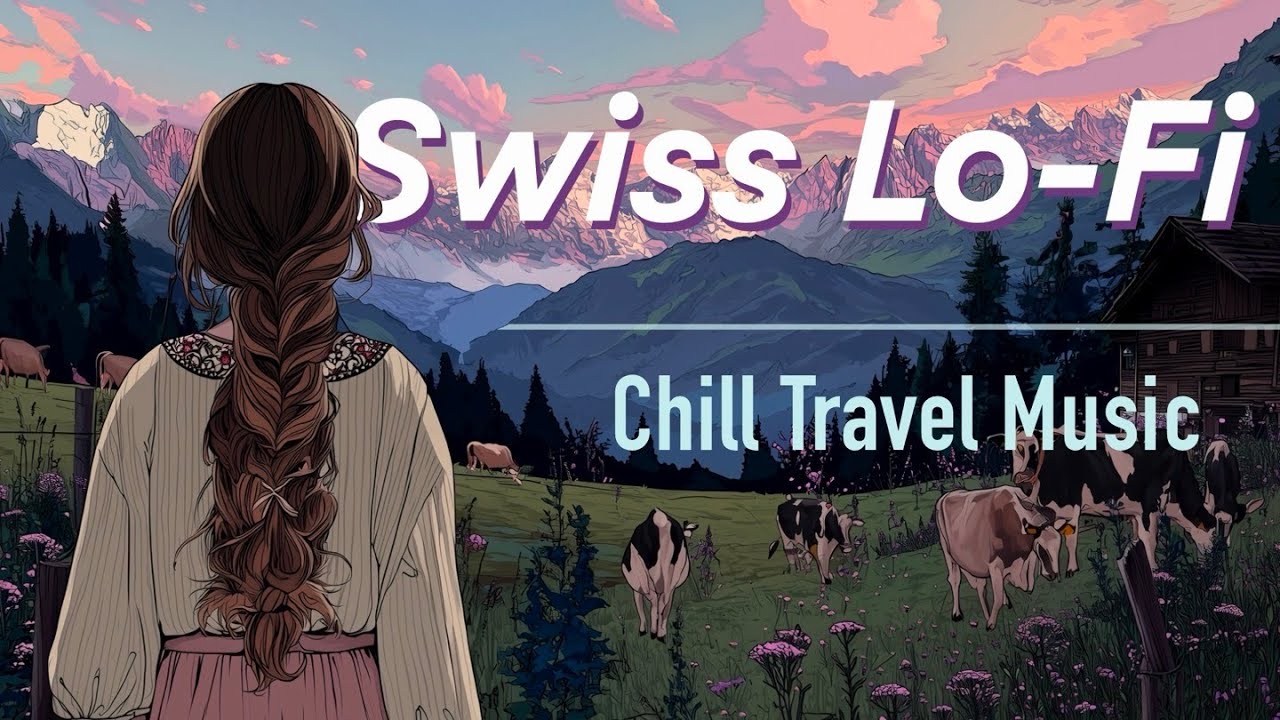 Swiss Countryside Lo-Fi | Chill, Relaxing Music for Study & Daily Calm – Ella’s Alpine Life 🐻✨