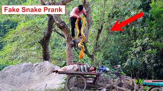 King Cobra Snake Prank 🐍 (Part 4) | Fake Snake Prank Video on Public | 4 Minute Fun