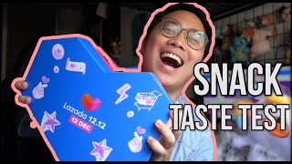 SNACK TASTE TEST FROM LAZADA!!!!