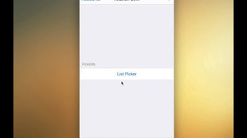 JavaFX for iOS: Push View, ListPicker, Flip Animation