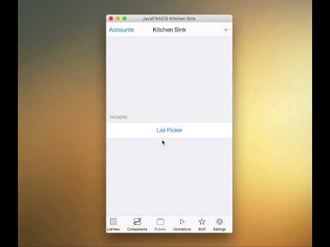 JavaFX for iOS: