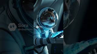 [4/4] catgpt movie: cats and dogs history in space flight #chatgpt #sora #funny #cat #dog #bard