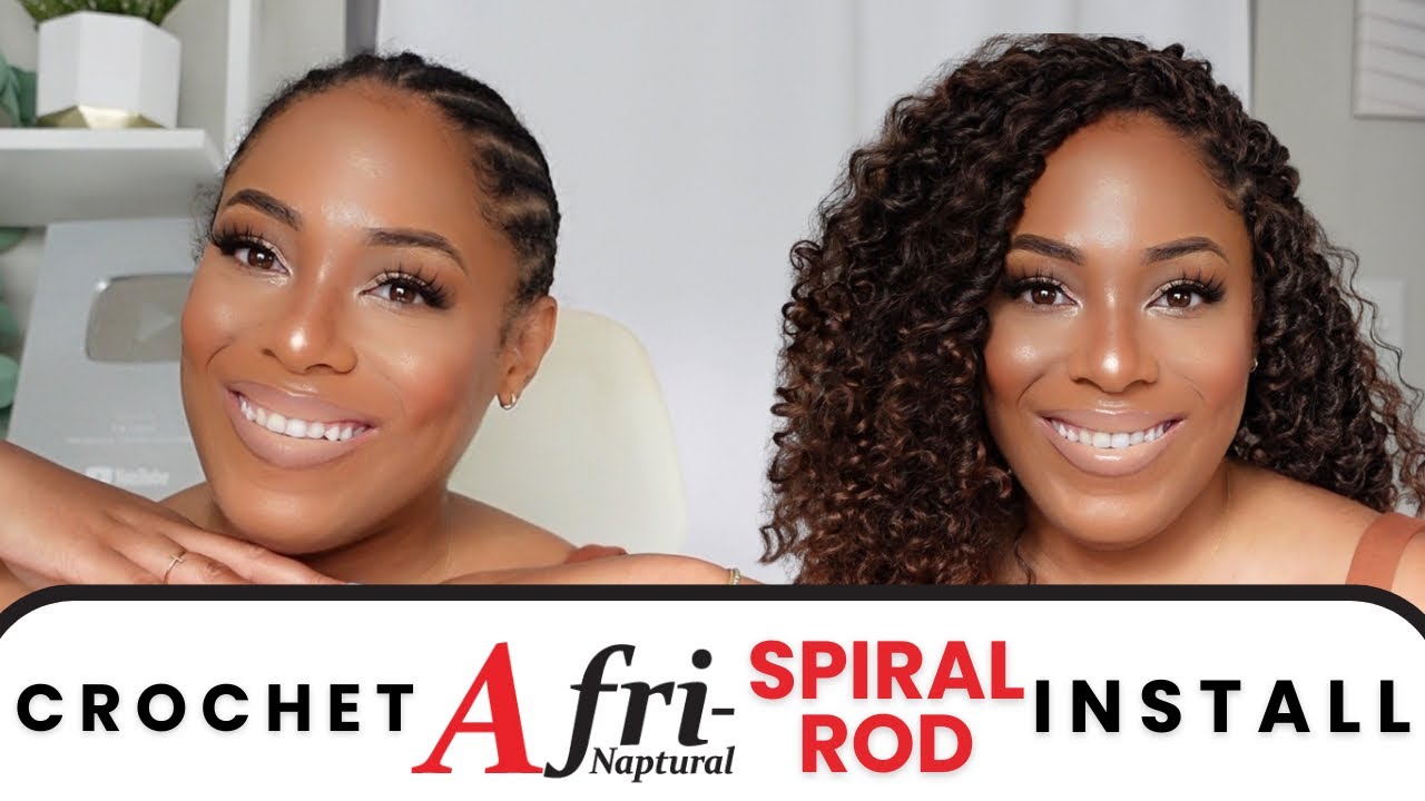 AFRI NAPTURAL SPIRAL ROD CROCHET HAIR INSTALL| SPOILER: IT'S A DISASTER| LIA LAVON