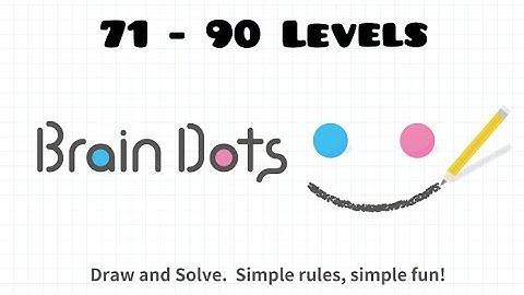 Brain dots | 71 - 90 Levels in 4 minutes | Walkthrough | Gameplay !!!