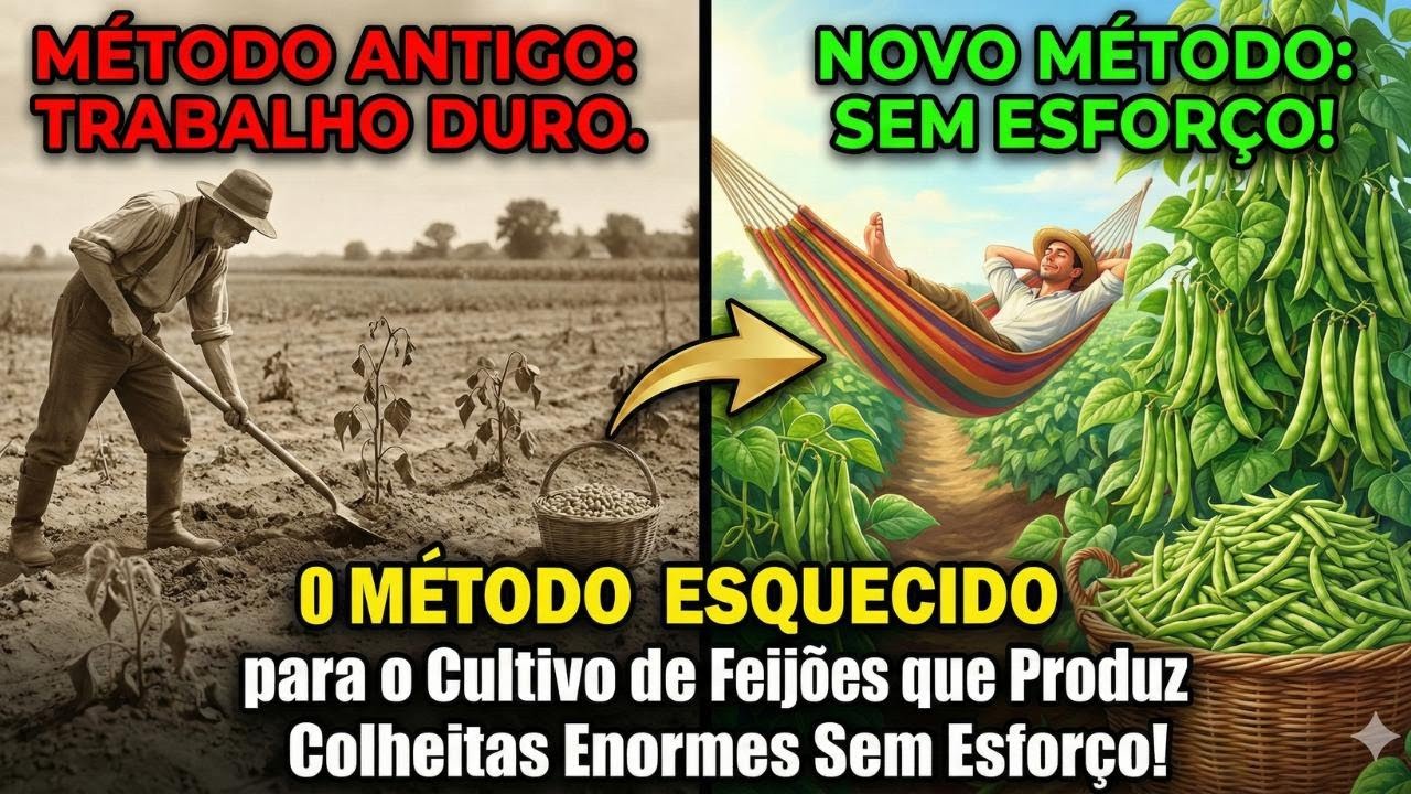 O Método Esquecido para o Cultivo de Feijões que Produz Colheitas Enormes Sem Esforço