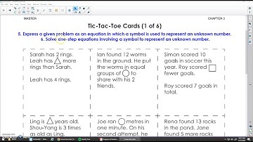 Writing Equations Using Symbols