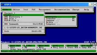 How To Upload S5 PLC