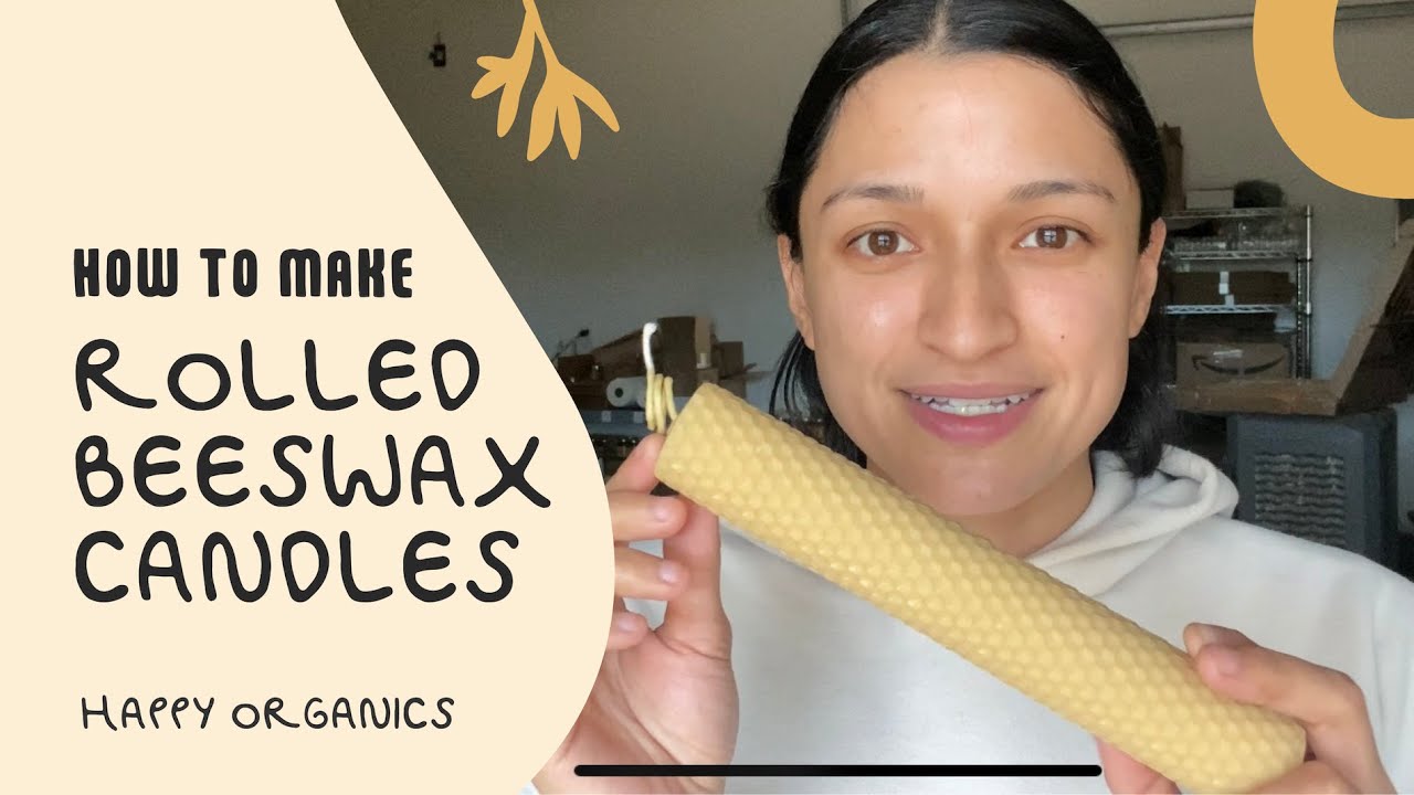 How to Make Rolled Beeswax Candles - the Making Life