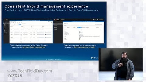 Dell Technologies APEX Cloud Platform Management Experience