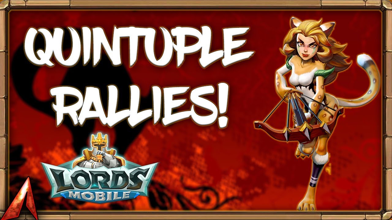 5 Rallies on a 635M Target! IT HURT! Lords Mobile