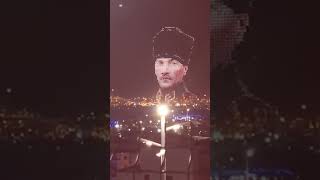 İzmi̇rde Büyüleyi̇ci̇ An Bi̇nlerce Drone Gökyüzünde Atatürk Portresi̇ Oluşturdu