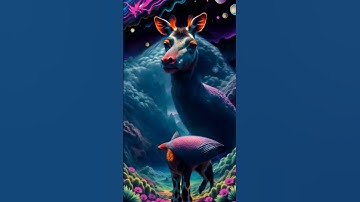 Journey Through a Trippy AI-Generated Landscape 🌌 | Mind-Bending Visuals