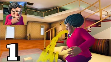 Scary Teacher 3D Chapter 1 Troubled Waters Full Gameplay Walkthrough Part 1 ( Android, IOS )