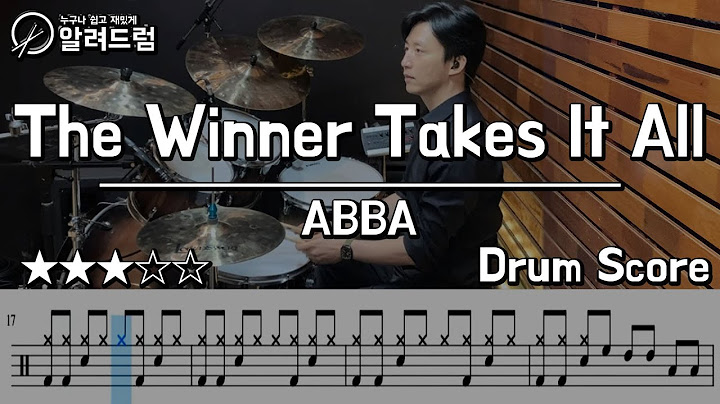 The Winner Takes It All Drums version - Drums performance video thumbnail
