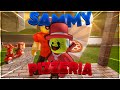 ¡La COPIA Sammy Roblox trabaja en una pizzería loca! 🍕🤣(Se puso a chambear)