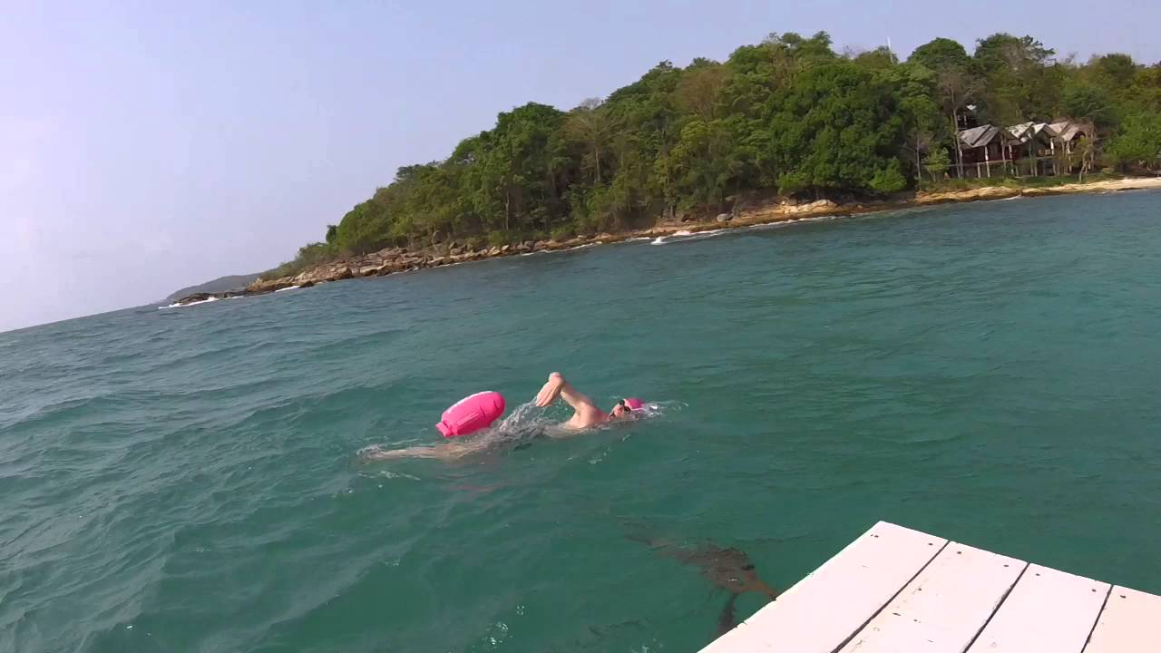 Simning, öppet vatten, Koh Samet, 2016