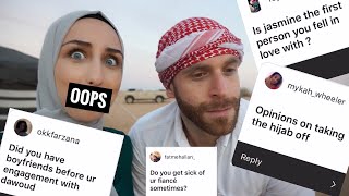 Q&A + BEHIND THE SCENES IN DUBAI | Past relationships, first love, taking off hijab & more!