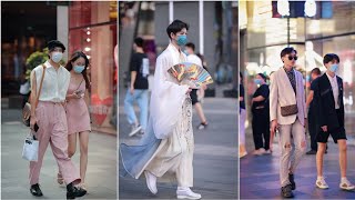 [抖音  Douyin]Khi các Tiktoker xuống phố đi bộ|| Street Fashion #1