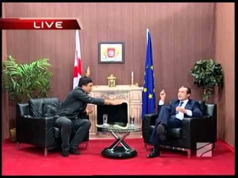 მიშას და ბიძინას შეხვედრა